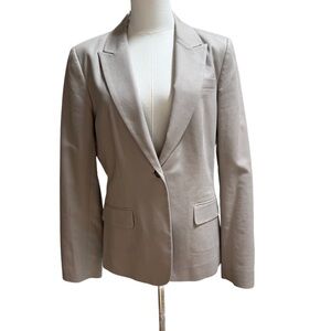 Chaus Tan Fitted Blazer Size 12 NWOT